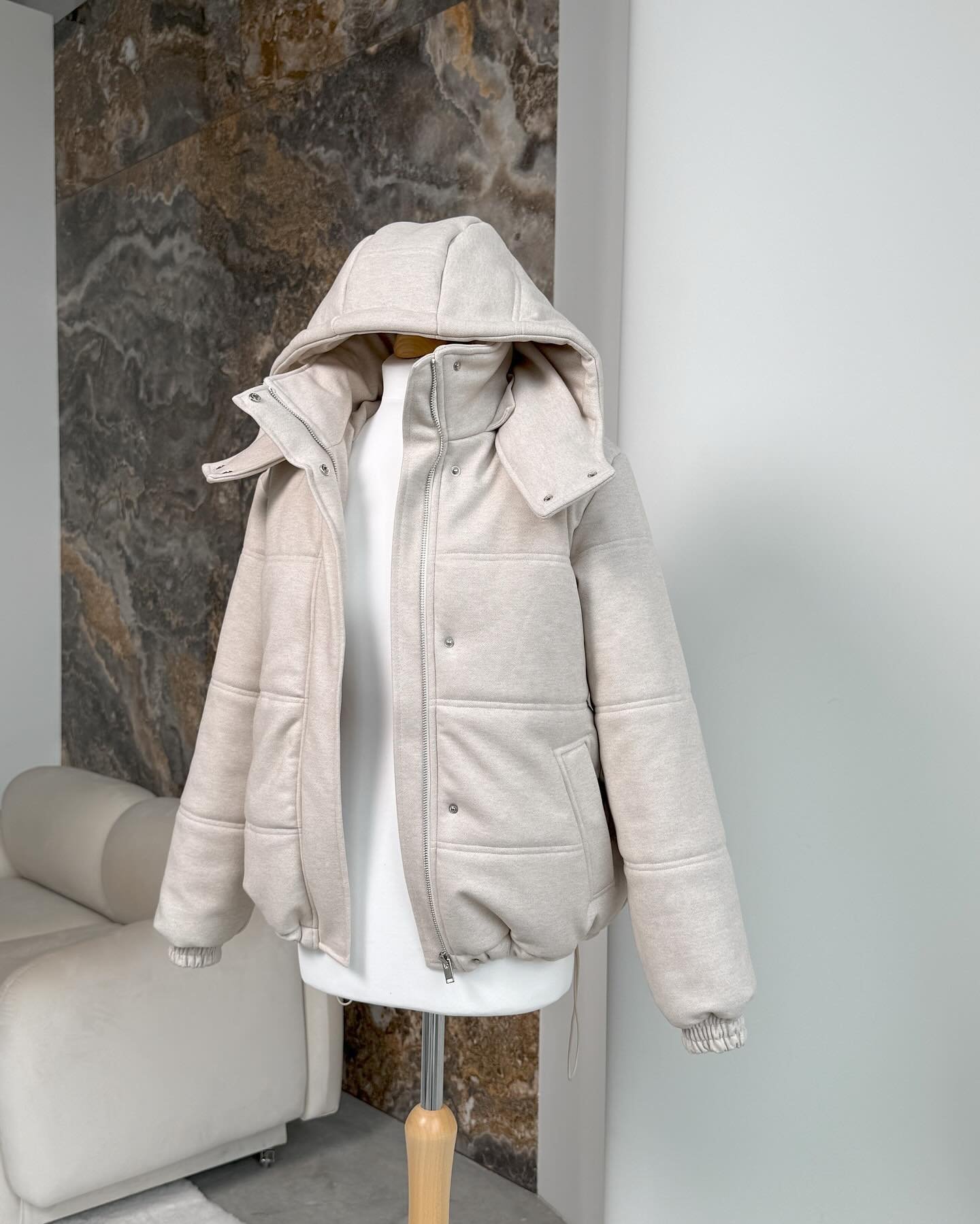 Куртка зимова Jools Колір: Світлий беж; Розмір: С