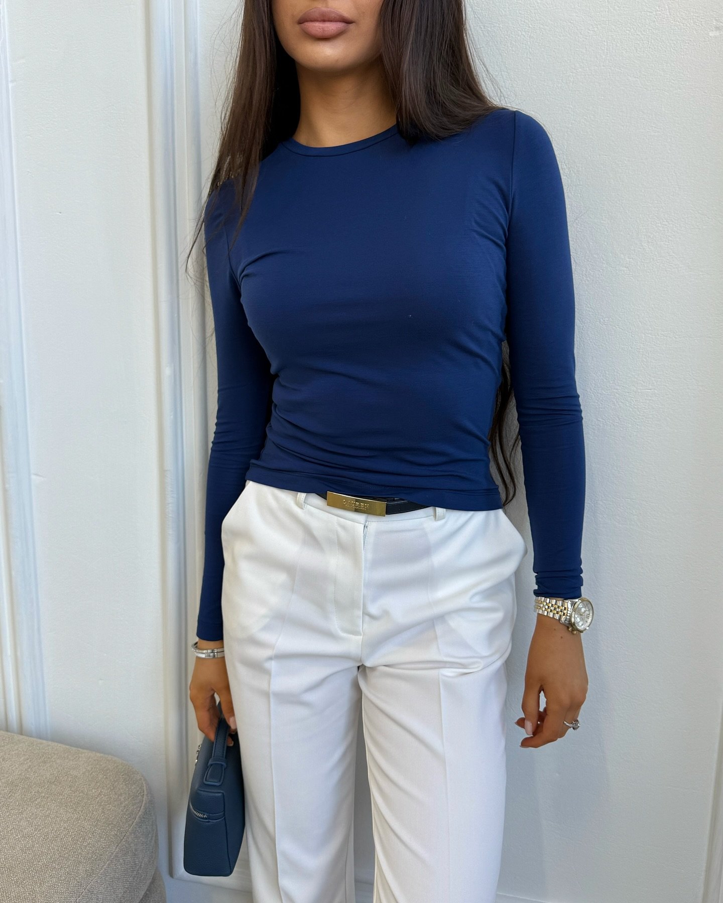 Лонгслів skin Колір: Синій; Розмір: Хс