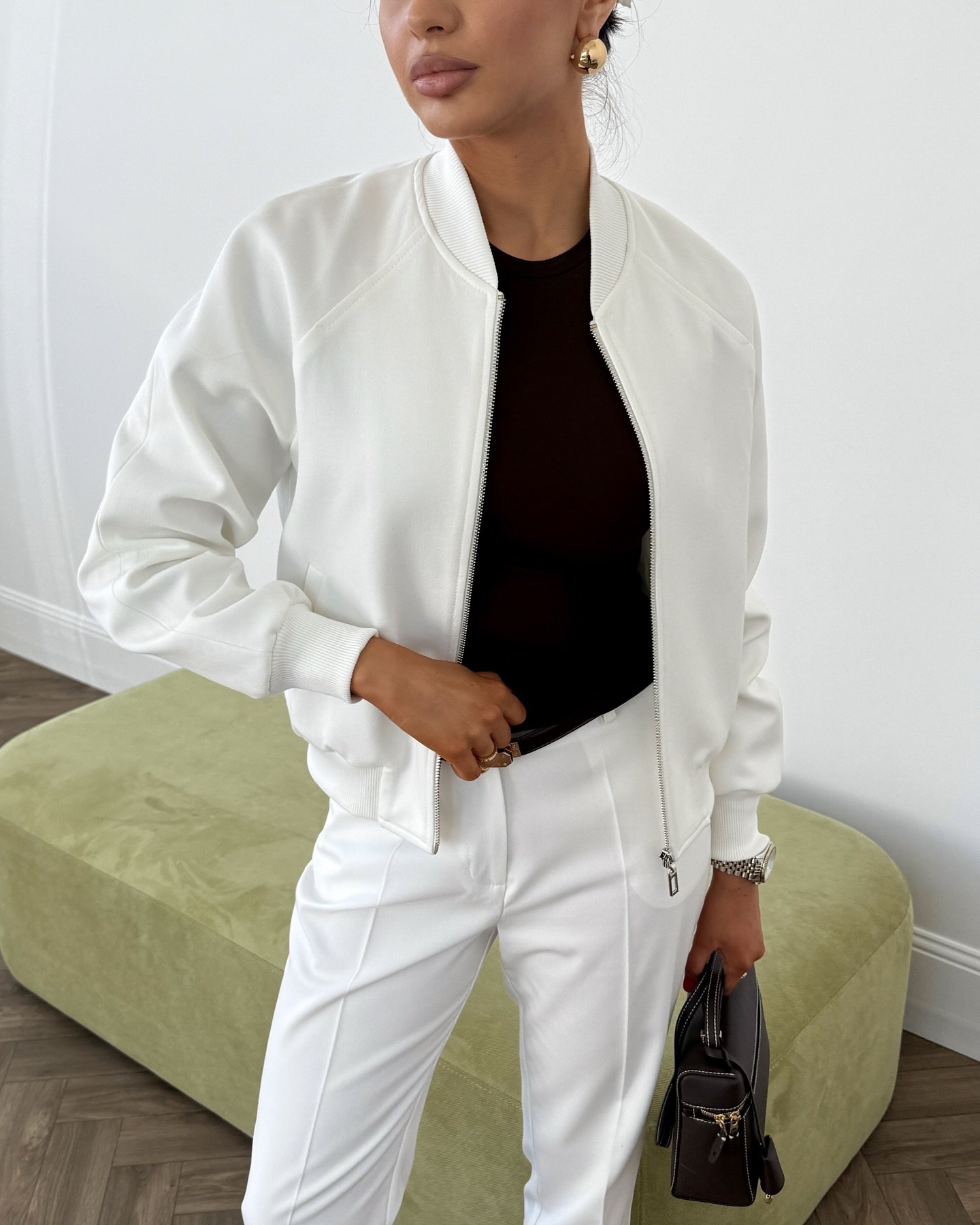 Бомбер реглан