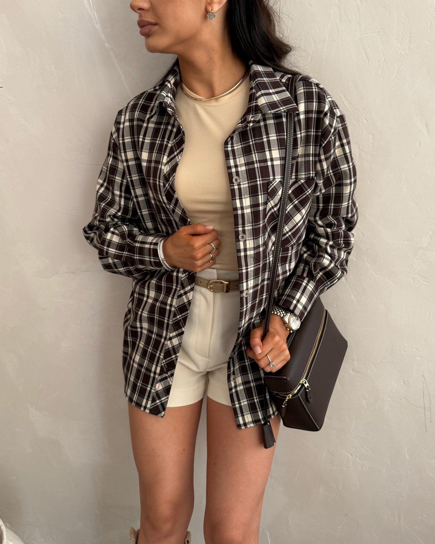 Сорочка костюмна Колір: Шоколадний