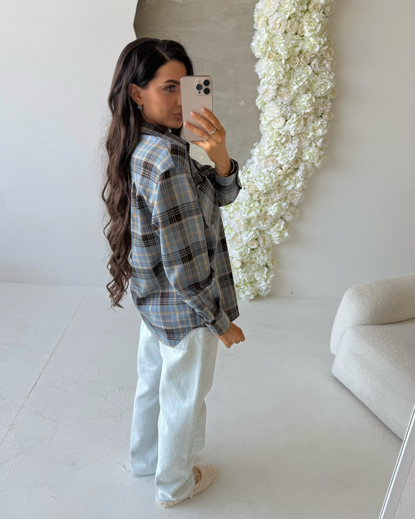 Сорочка костюмна Колір: Джинс