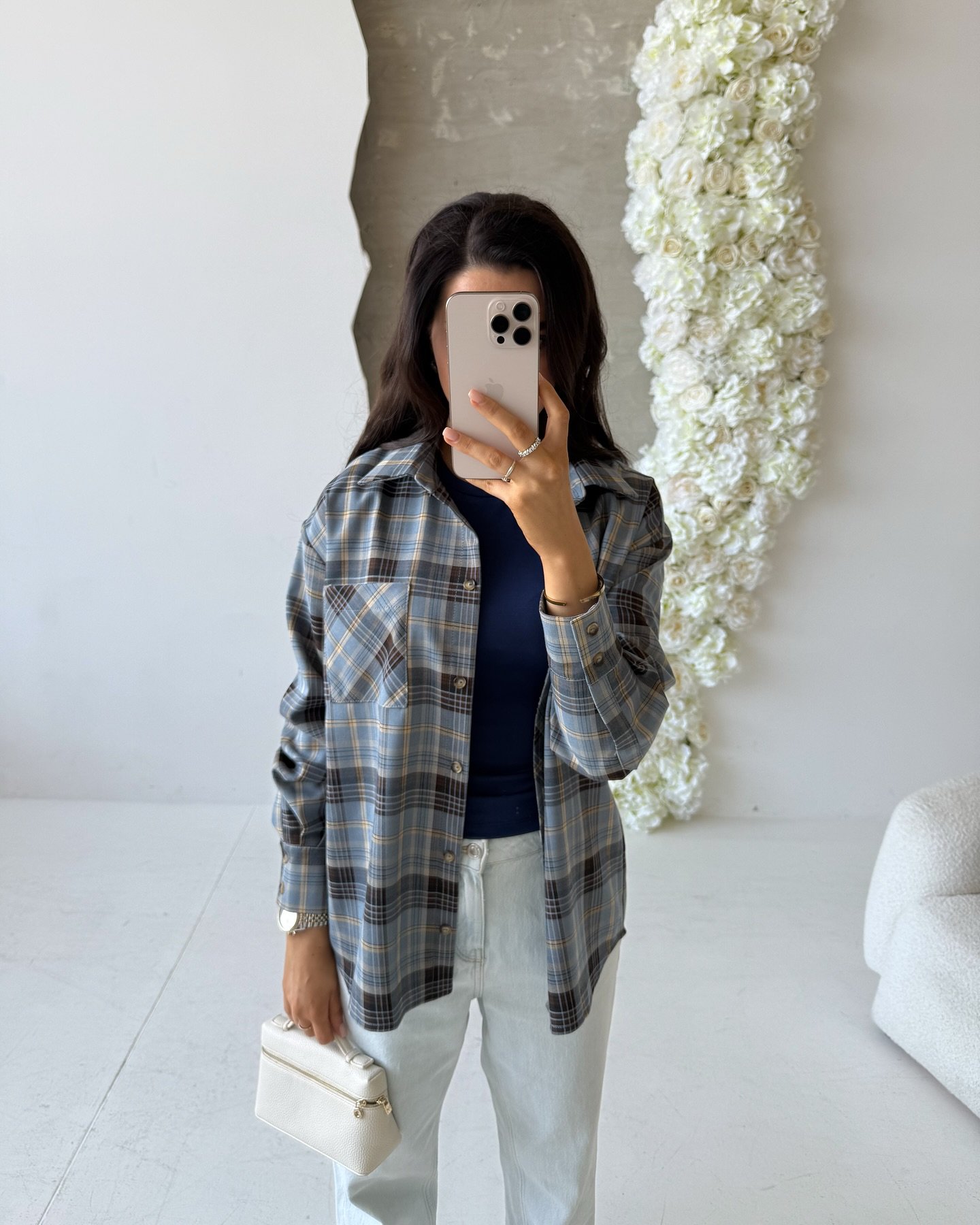 Сорочка костюмна Колір: Джинс