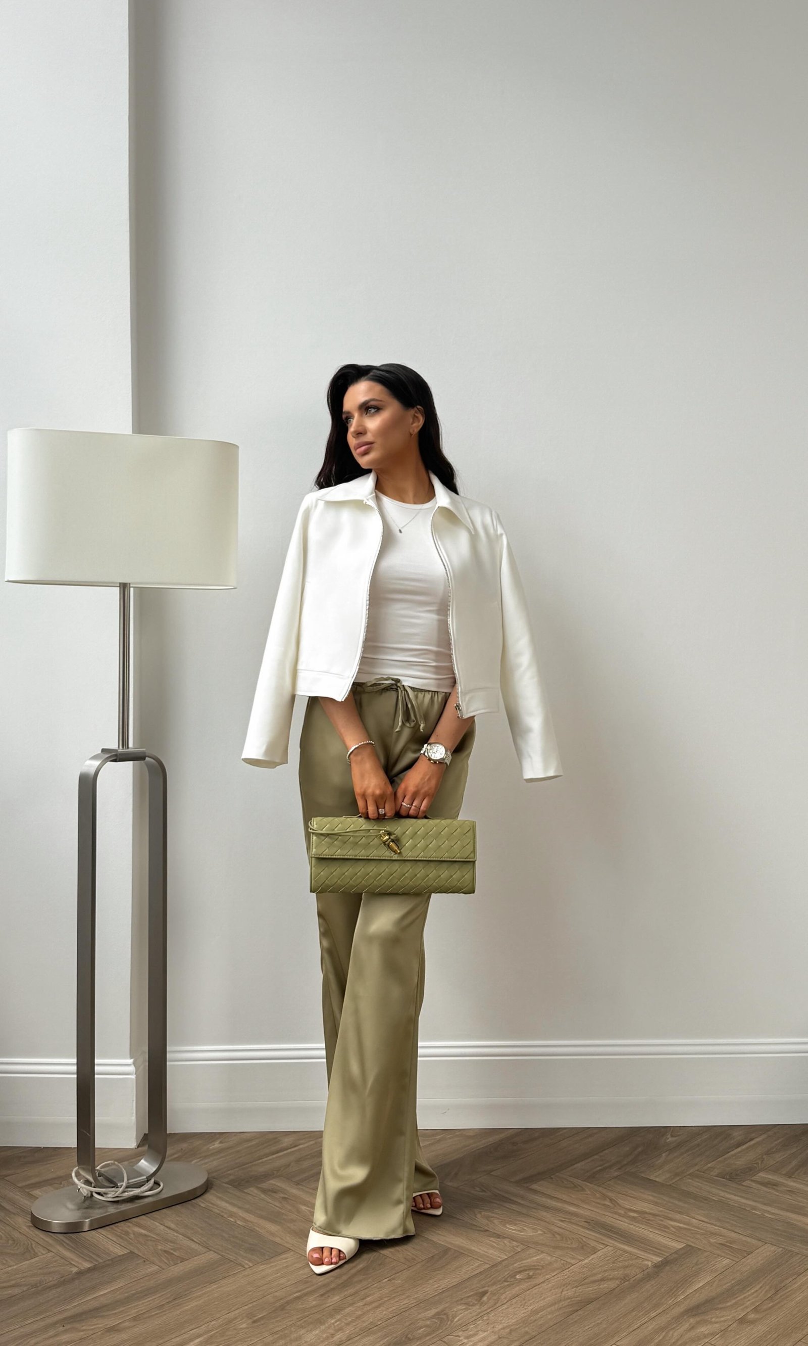 Штани сатин Колір: Олива; Розмір: С