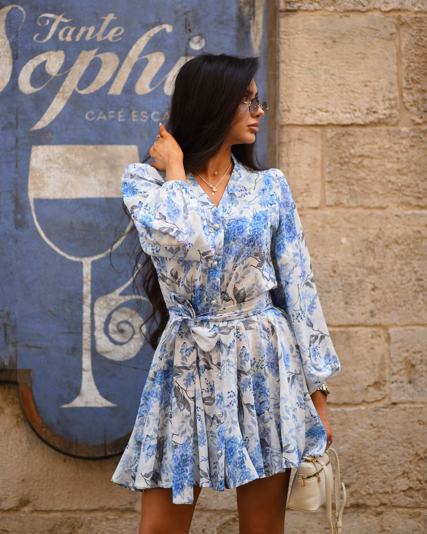 Сукня Wisteria Колір: Блакитний; Розмір: М