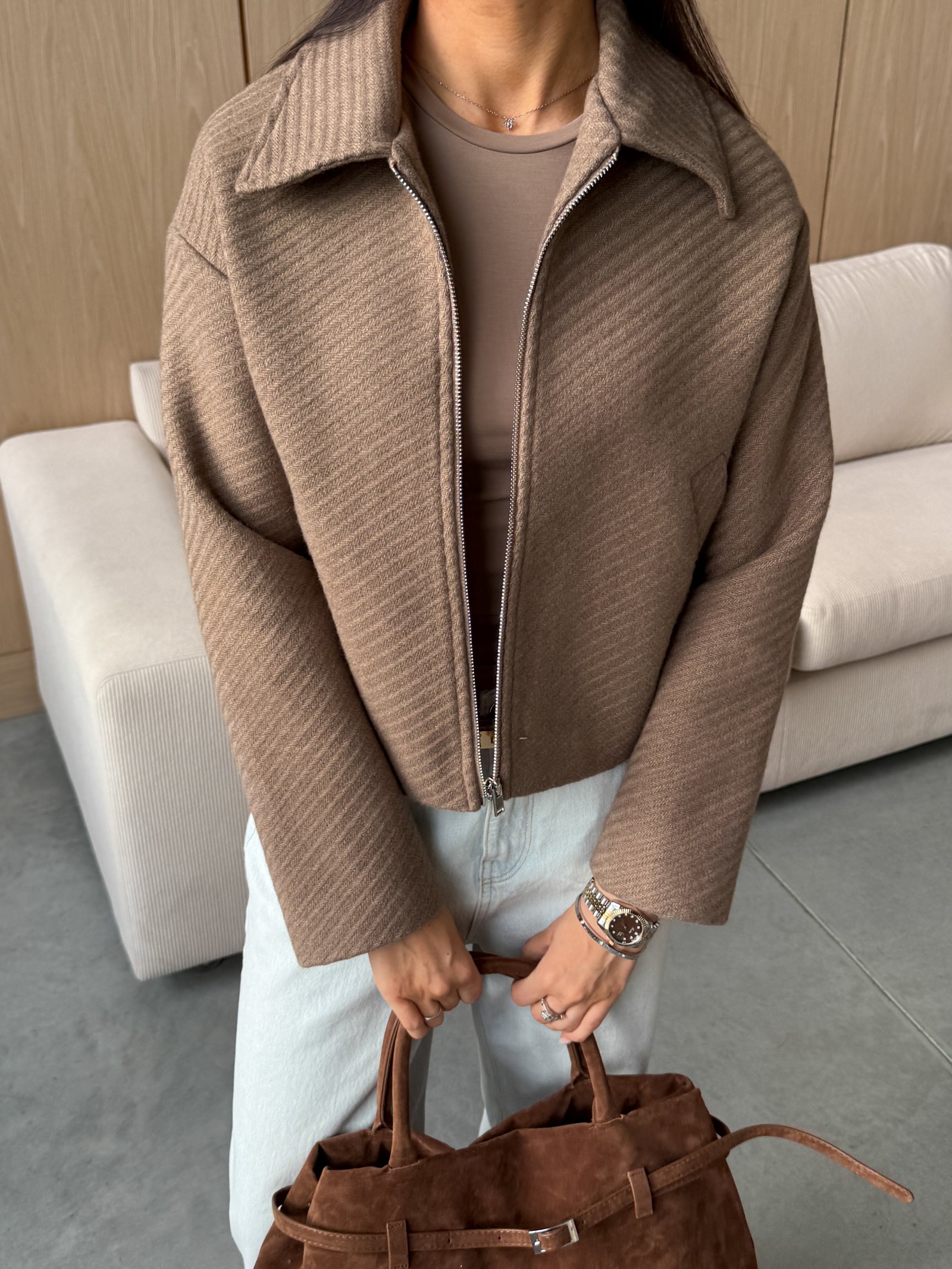 Бомбер Lucie Колір: Капучино; Розмір: С