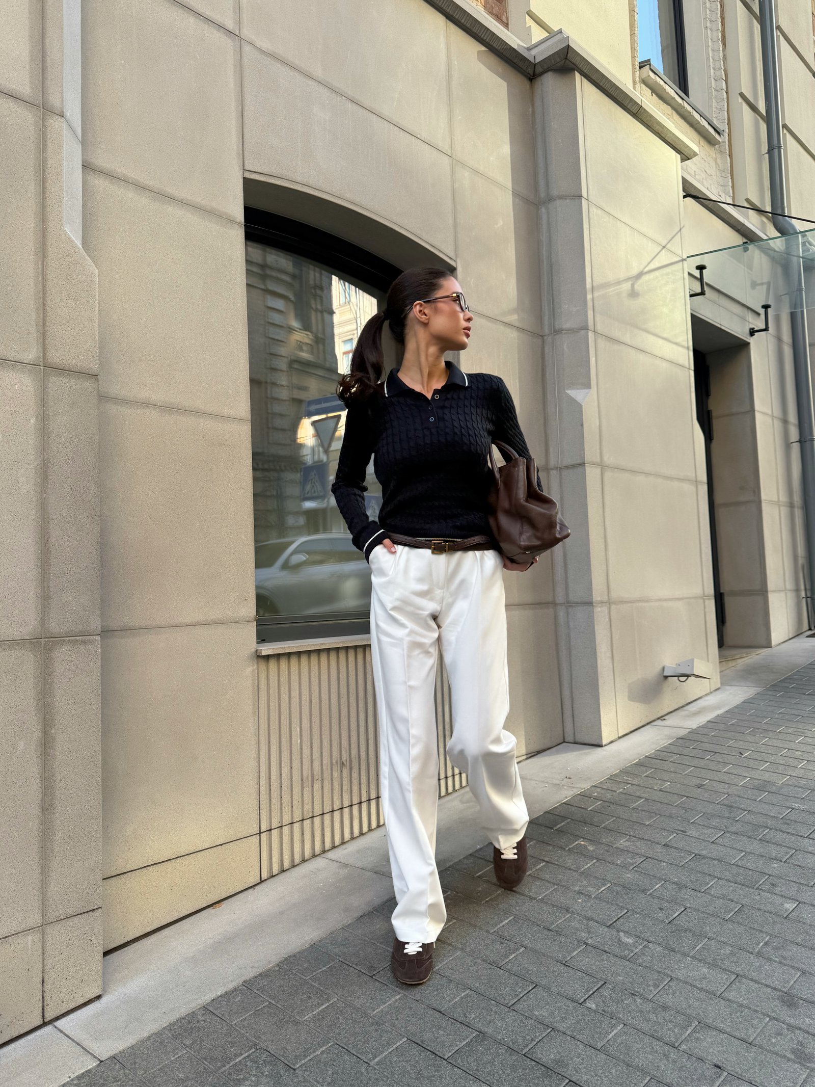 Поло twist рукав Колір: Чорний; Розмір: М