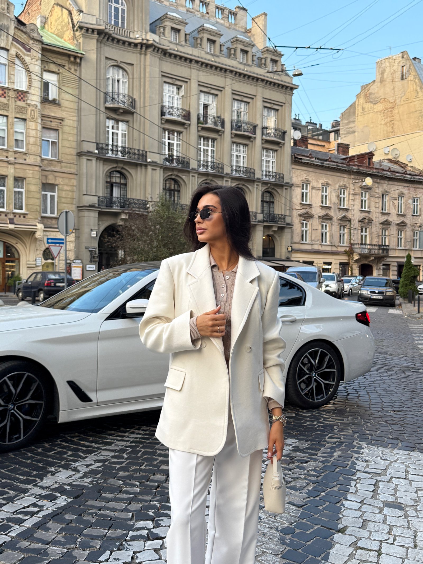 Жакет пальтовий Колір: Молочний; Розмір: ХС-С